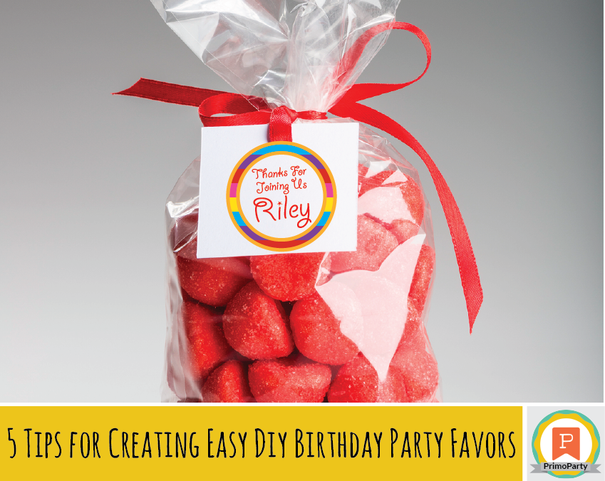 Easy Diy Birthday Party Favors