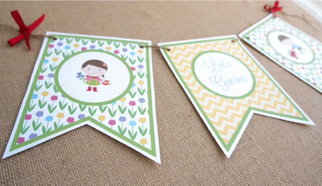 garden crafts banner