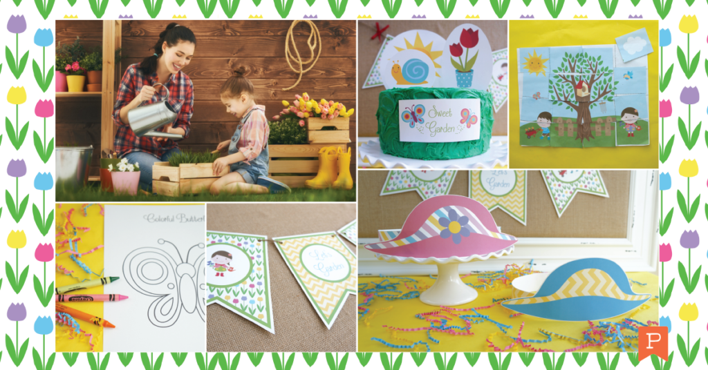 garden crafts games decorations