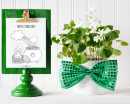 Girl t. Patrick's Day Coloring Page