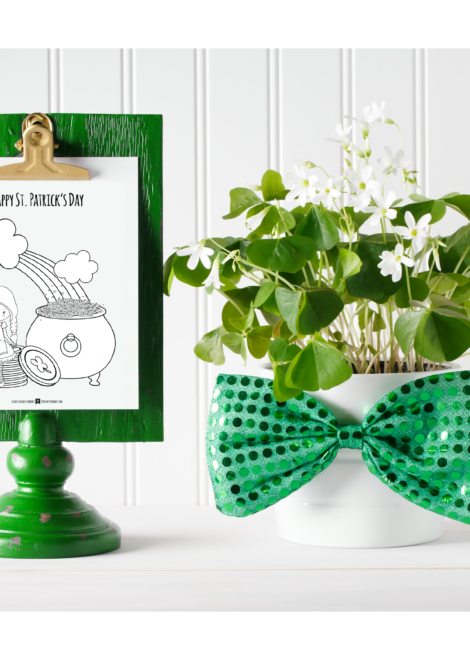 Girl t. Patrick's Day Coloring Page