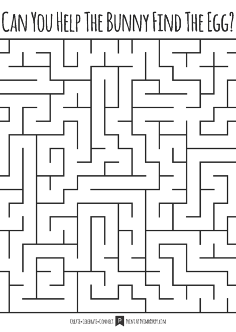 Easter Egg Hunt Maze